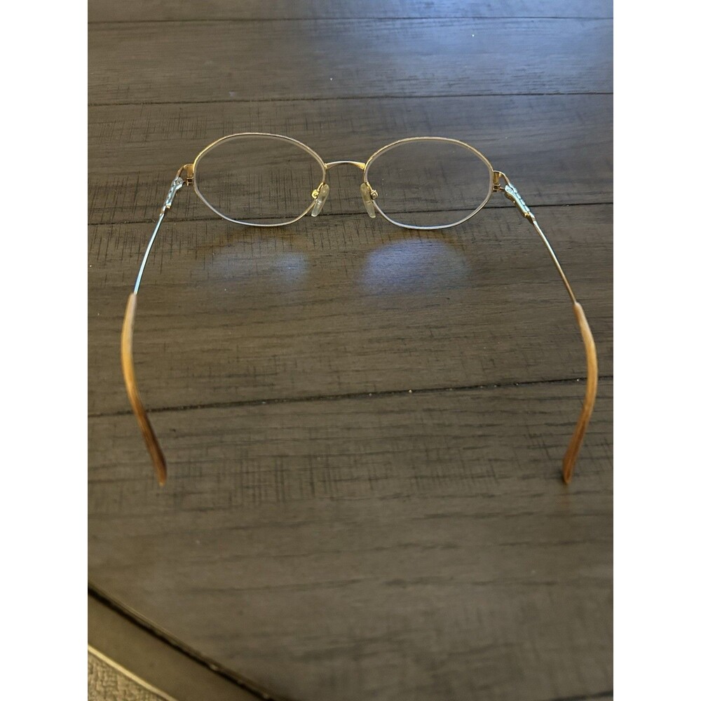 Safila Elasto Gold Color Wire Rim Eyeglass Frames